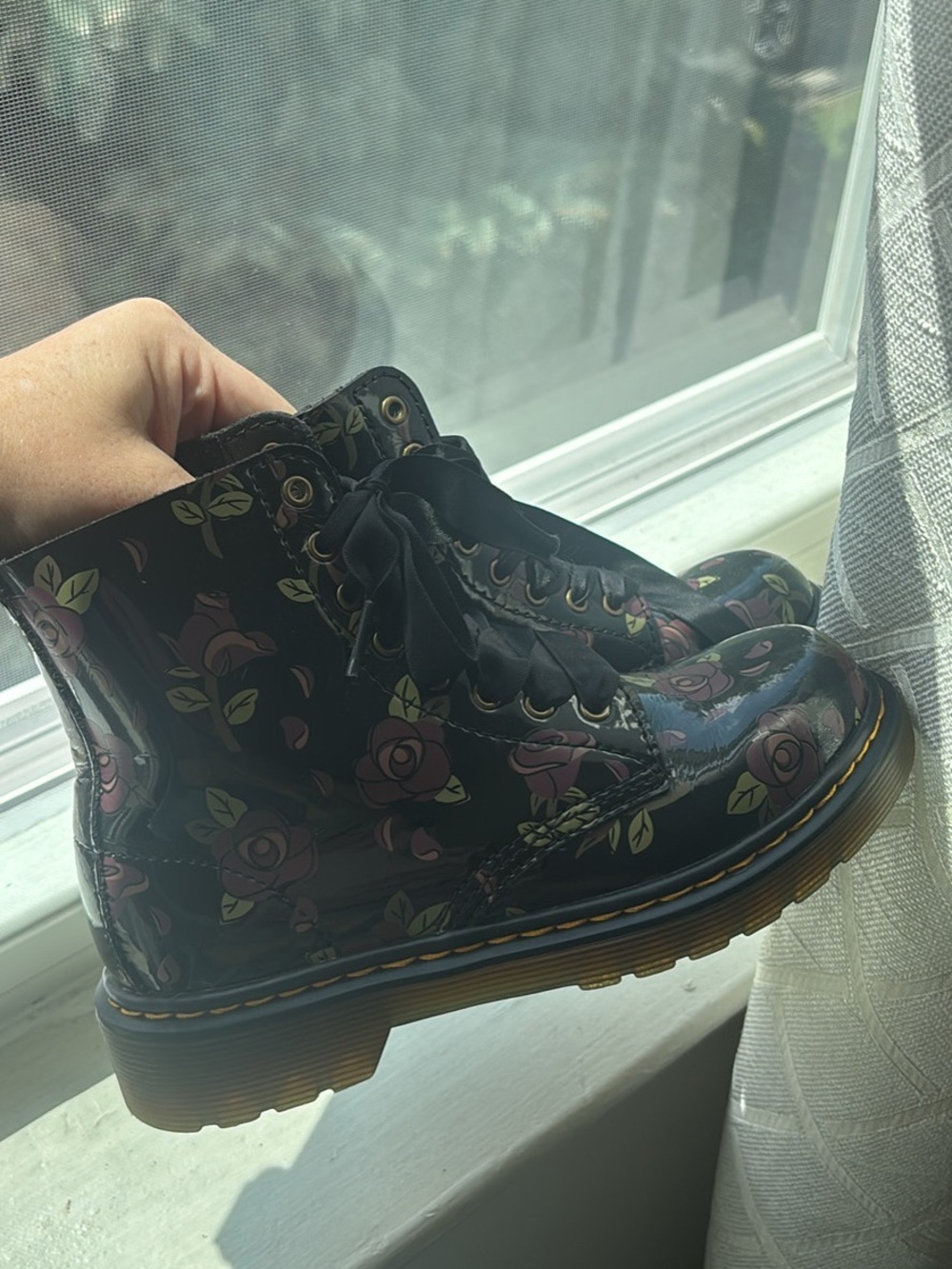 Floral Doc Martens